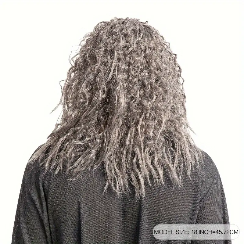 Krakonoš vlasy a vousy dětské šedé