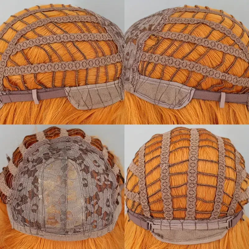 Gabi - Oranžová - zrzavá vlnitá paruka