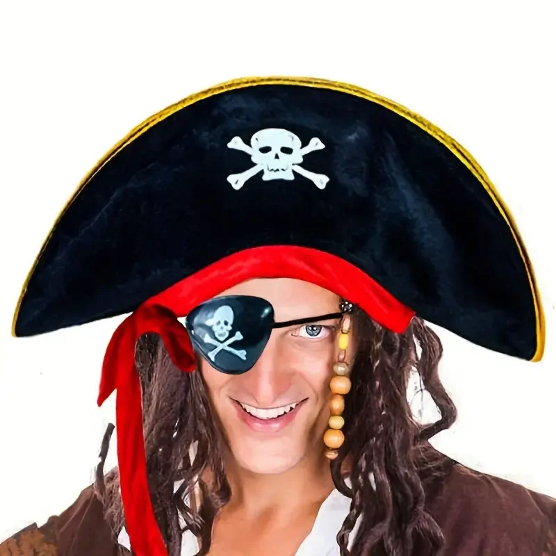 Pirátský klobouk samet dětský