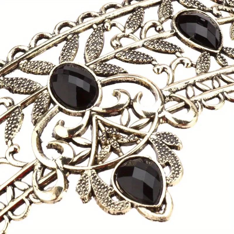 Barokní královská koruna  -  černý drahokam