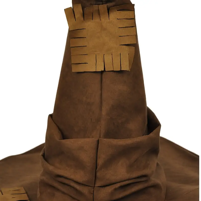 hnědý tvarovatelný čarodějnický klobouk 