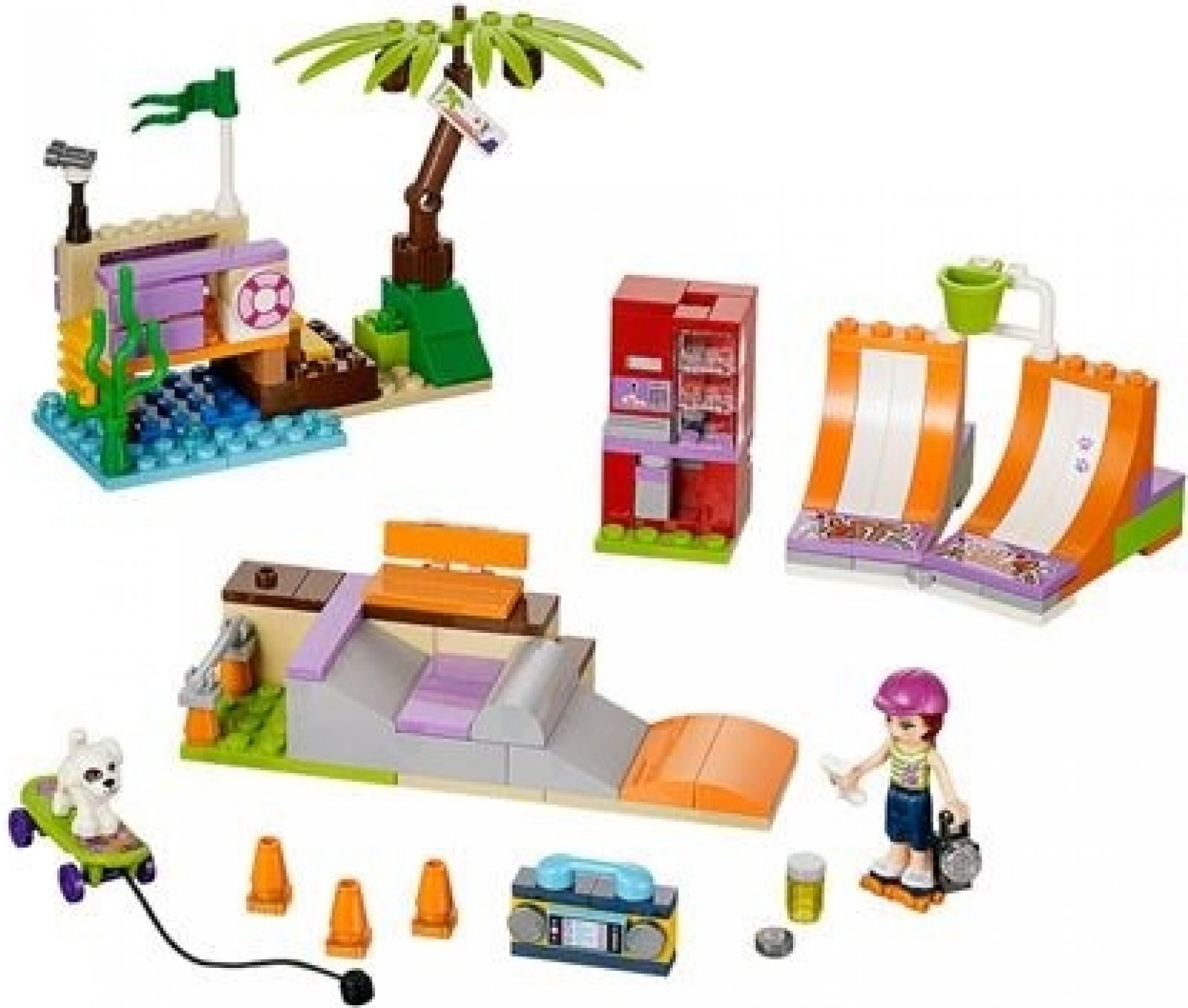 LEGO Friends 41099 Skatepark v městečku Heartlake