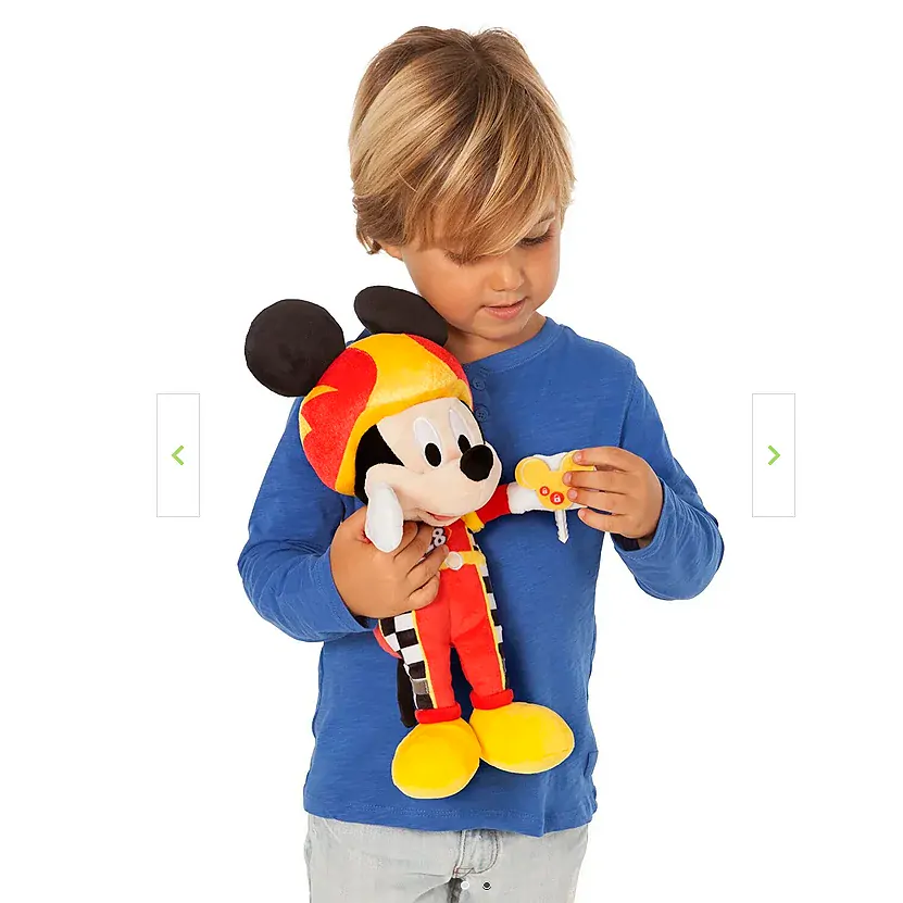 Disney interaktivní plyšák Mickey Závodník 33cm