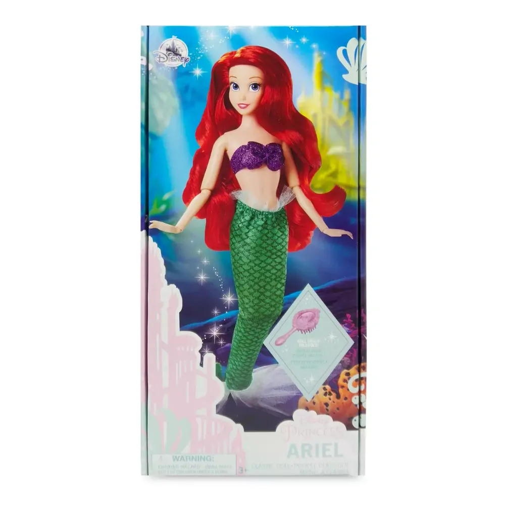 Disney panenka Ariel s hřebenem