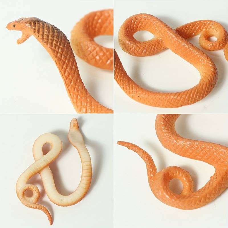Realistický gumový had -  sada 12ks