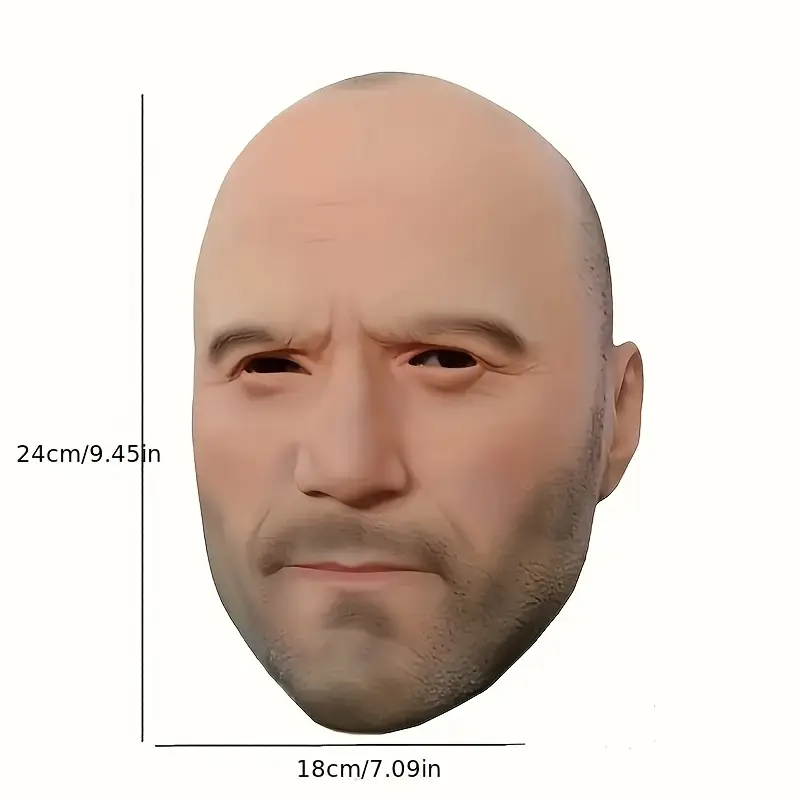 realistická latexová  maska muž Eduard