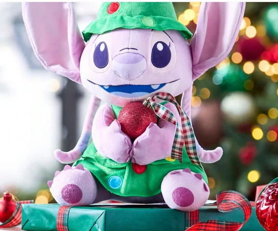 Angel - Vánoční plyšová hračka Lilo a Stitch - 35 cm