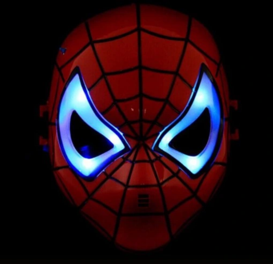 svítící maska Spider-man