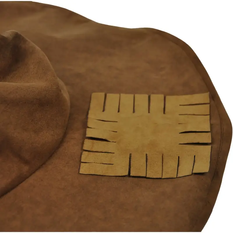 hnědý tvarovatelný čarodějnický klobouk 