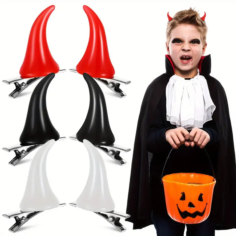 Čertí rohy na sponce černé