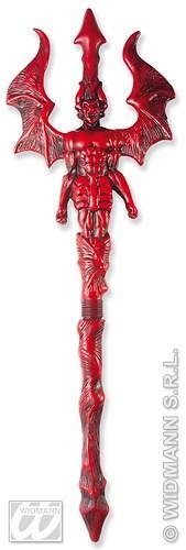 Vidle čert -  ornament červené