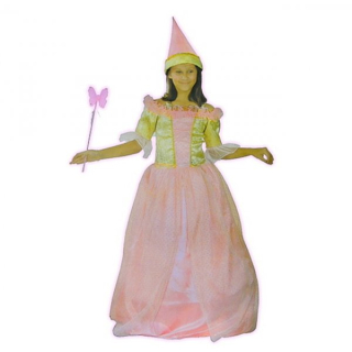 dětský kostým PINK - růžové šaty Princezna princezna