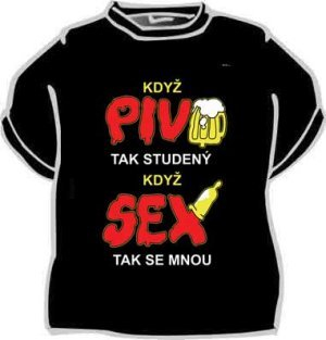 Tričko - Když pivo tak studeny