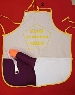 Zástěra s otevírákem - Klub týraných mužů