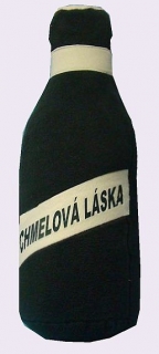 Polštářek Chmelová láska tvar láhev piva
