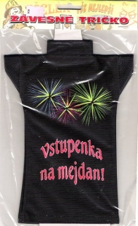 Tričko na láhev - Vstupenka na mejdan