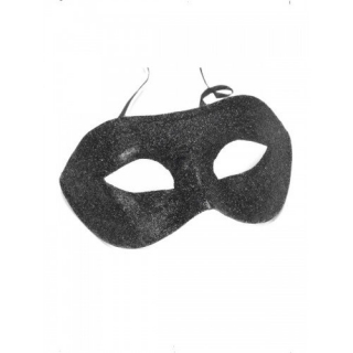 škraboška Gino Glitter Eyemask černá