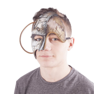 Steampunk maska na půl obličeje - pravá