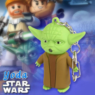 Svítící klíčenka Star wars - Yoda