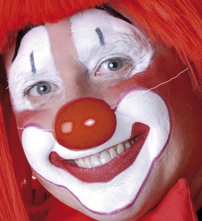 Plastový klaunský nos