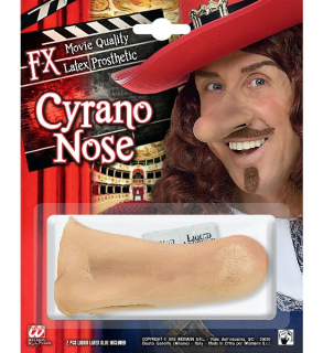 Latexový dlouhý nos Cyrano