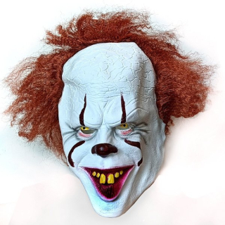 Maska klaun Pennywise s vlasy