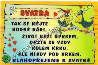 průkaz Svatba