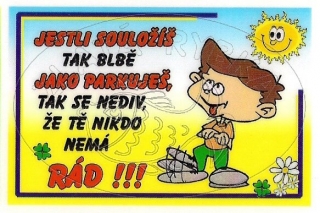 Průkaz parkování