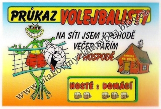 Průkaz volejbalisty