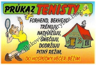 Průkaz tenisty