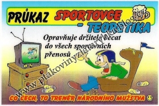 Průkaz sportovce teoretika