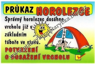 Průkaz horolezce