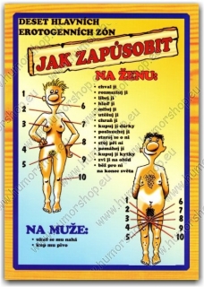 HUMORNÁ CEDULE-Jak zapůsobit na ženu-na muže