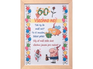Rámeček střední - 60 Všechno nej!