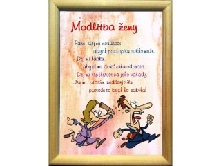 Rámeček - Modlitba ženy
