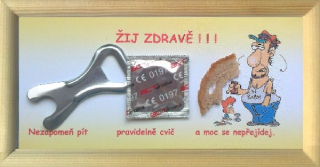 Rámeček dlouhý - Žij zdravě