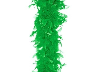 Péřové boa zelené 45gr