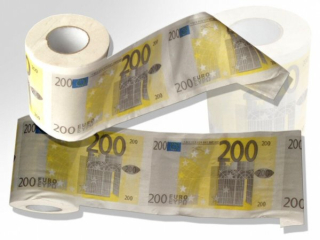 Toaletní papír 200 Euro