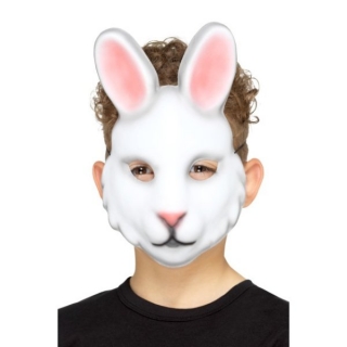 Maska bílý králík