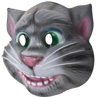 Maska šedá kočka - kocour Tom