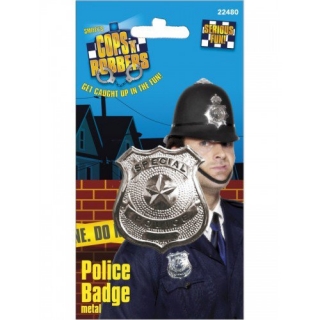 Kovový policejní odznak Policie