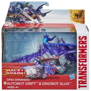 Transformers 4 Transformeři na zvířatech - Autobot Drift a Dinobot Slug
