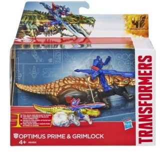 Transformers 4 Transformeři na zvířatech - Optimus Prime a Grimlock