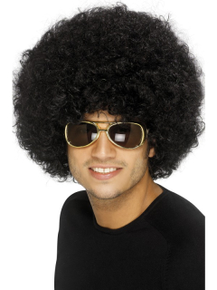 Paruka -  Afro - černá