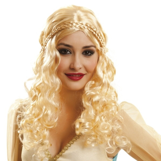Dlouhá, vlnitá blond paruka Princezna