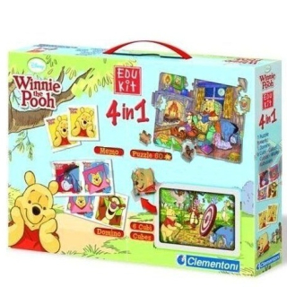 Soubor her Clementoni - Medvídek Pooh 4 v 1