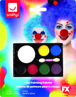 Make-up barvy na obličej