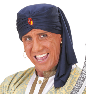 Turban Ali Baba modrý