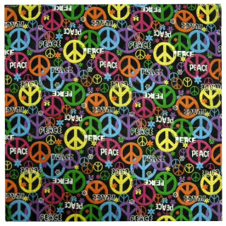 Hippie šátek - Peace
