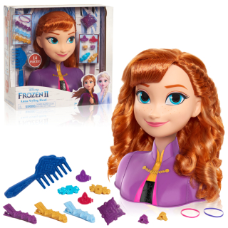 Disney Frozen česací hlava Anna